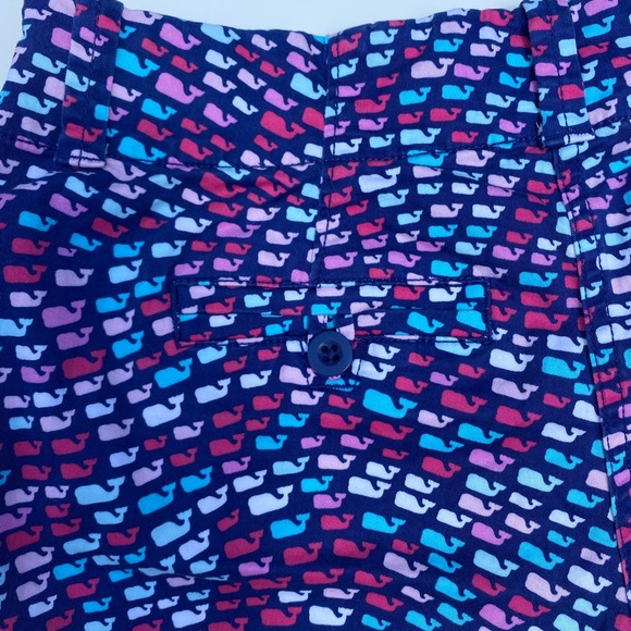 Vineyard Vines Logo Whale Print  Chino Shorts - Picture 5 of 6